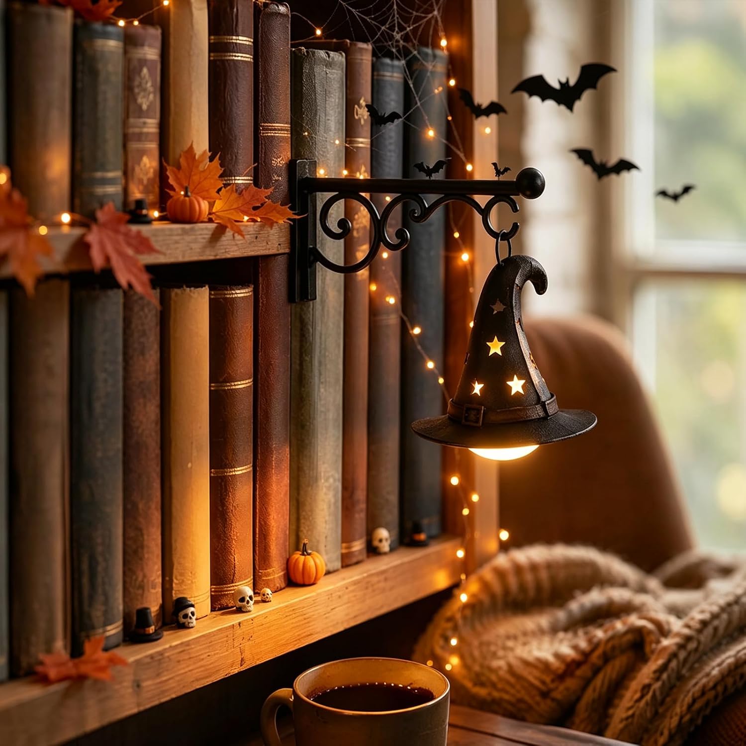 Bookshelf - Lampe de bibliothèque, lanterne de bibliothèque,