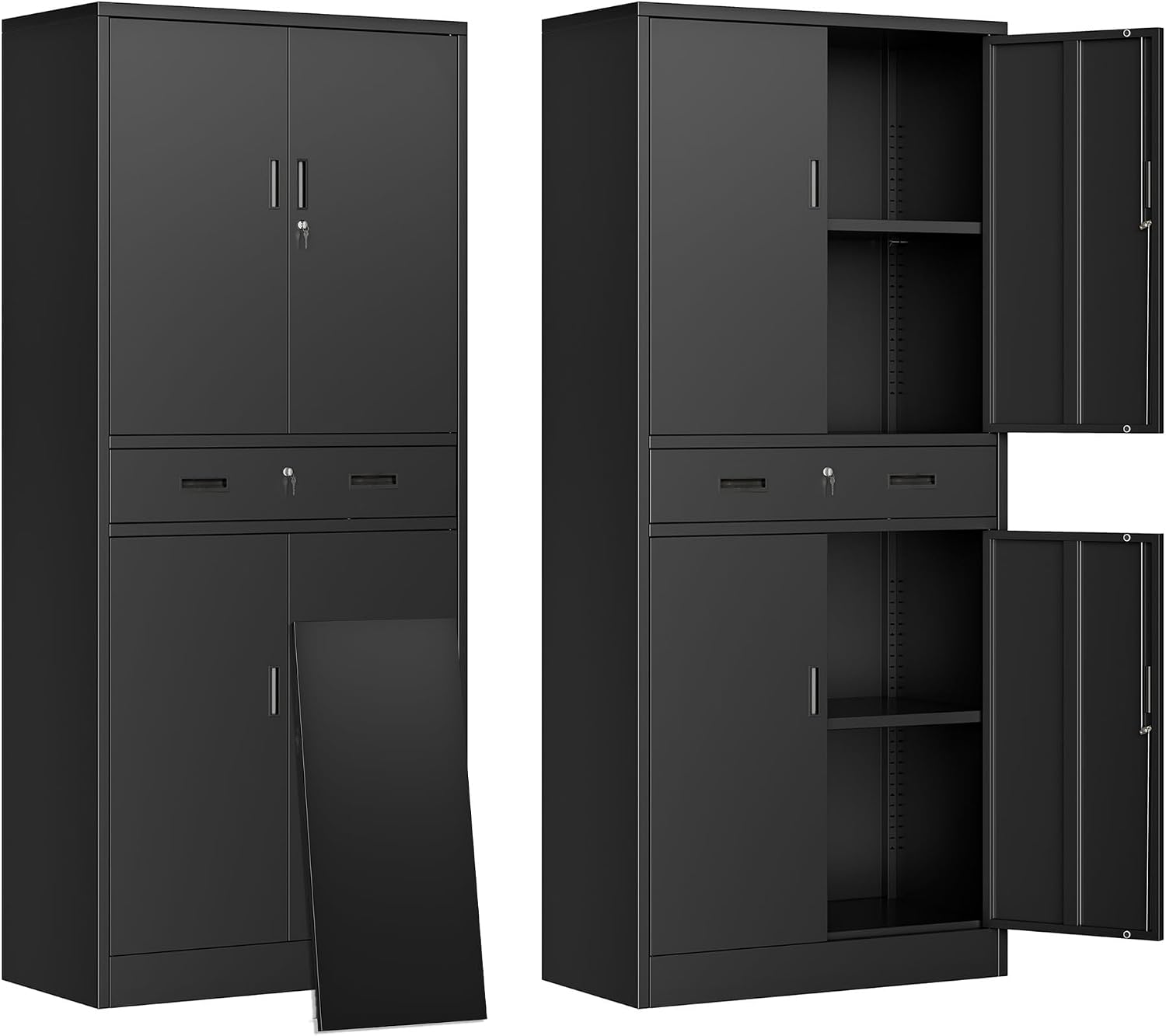 File Cabinet - Armoire de rangement haute en métal