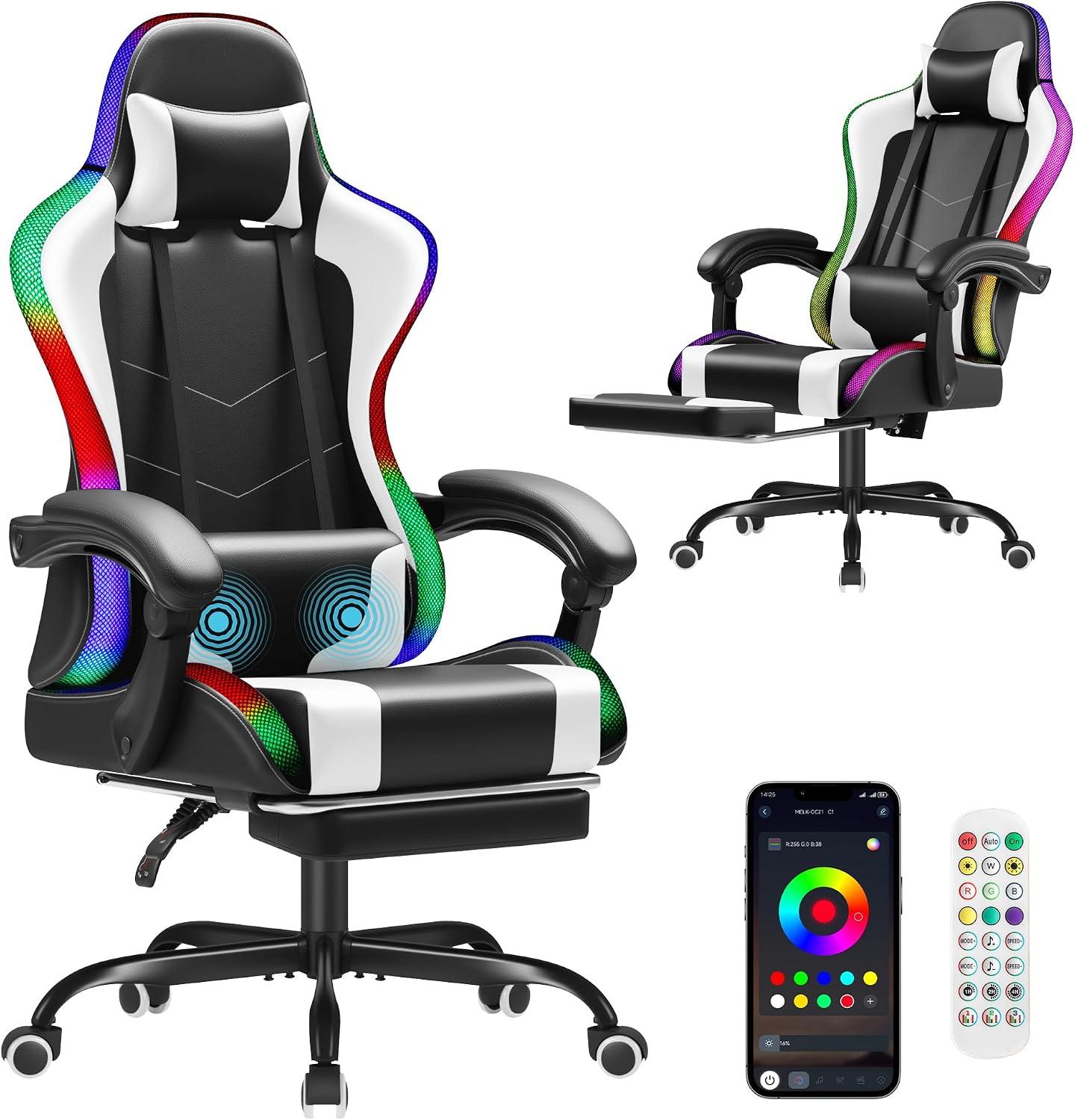 Office Chair - Chaise de jeu Homall, chaise ergonomique