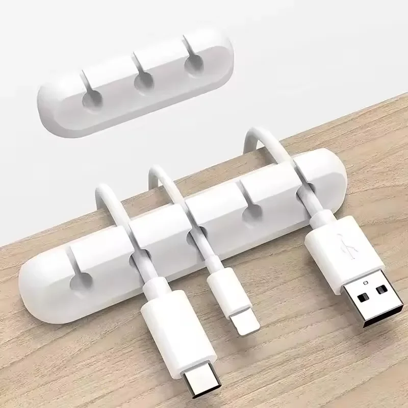 Desk Organizer - Organisateur de câbles USB en silicone,