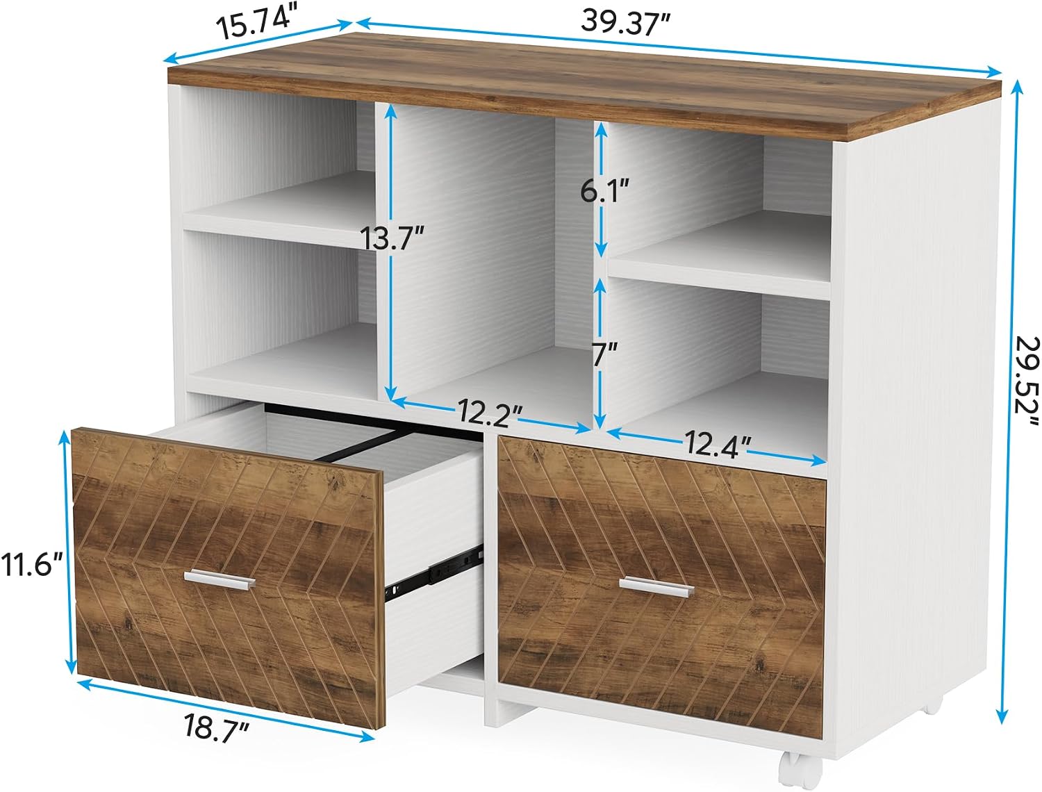 Armoire de classement en bois  - Printer Stand avis et prix