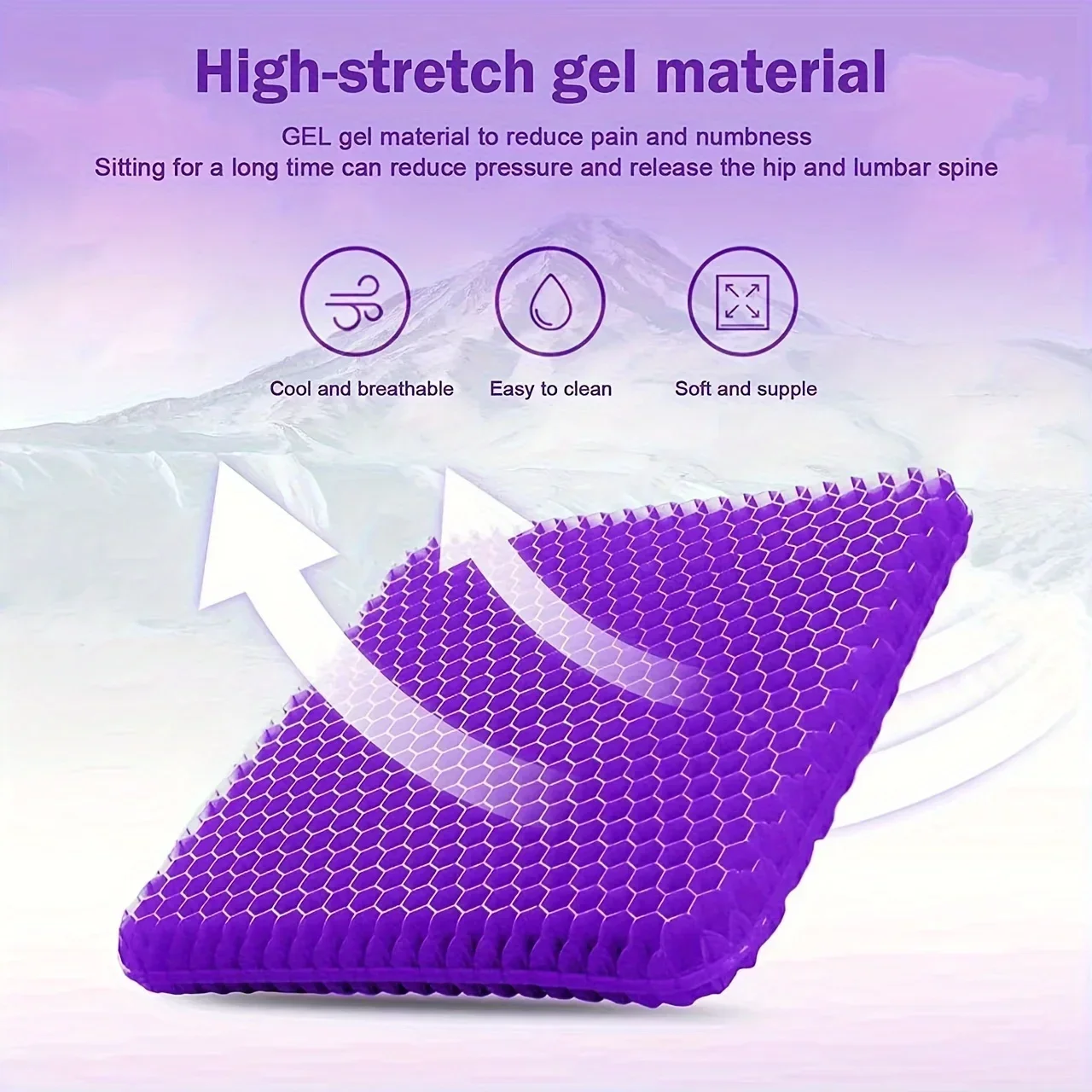 Coussin de siège en gel, 1 piè - Office Chair Cushion avis et prix