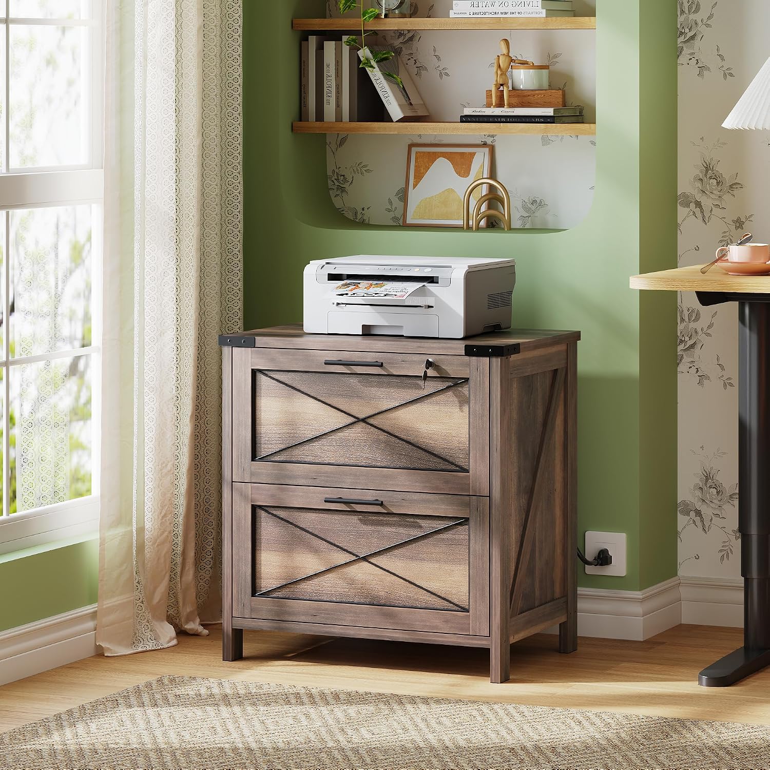 Classeur latéral en bois, clas - Printer Stand avis et prix