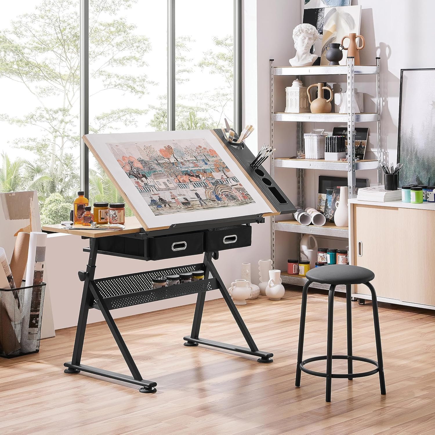 Table de dessin réglable avec  - Office Stool avis et prix